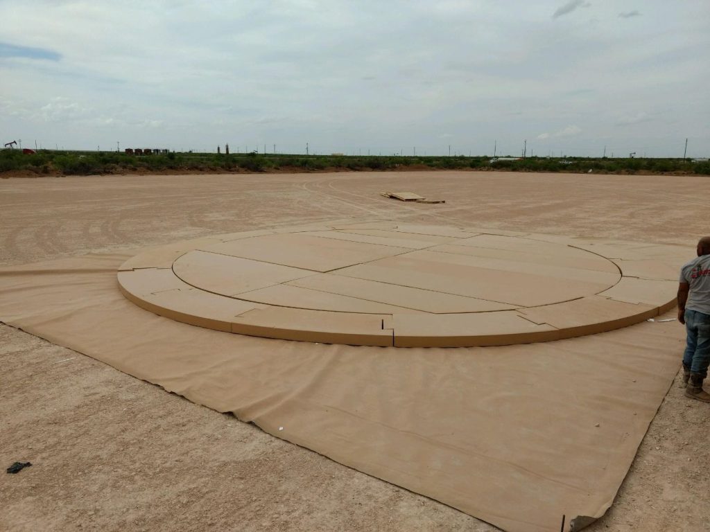 Geo-textile with Ultimate Linings polyurea